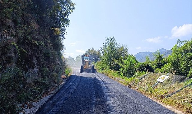 Trabzon’un 18 İlçesinde yol çalışması sürüyor