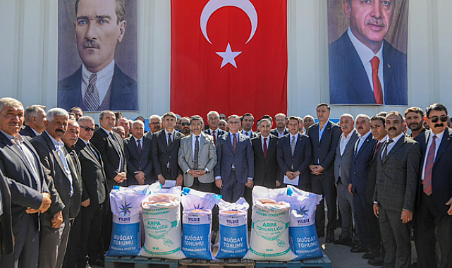 Van’da çiftçilere tohum desteği