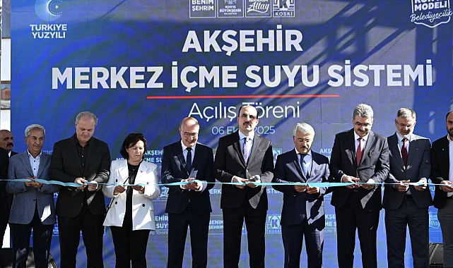 Akşehir’in içme suyu şebekesi yenilendi
