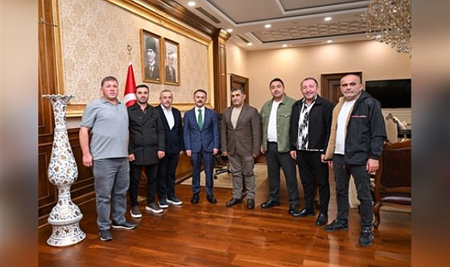 Alikahya bölgesi heyetinden Kocaeli Valisi Aktaş'a ziyaret