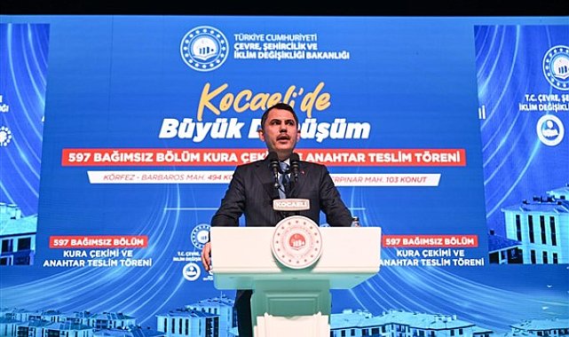 Bakan Kurum: Hatay’ımızın yeni simgesi hayırlı olsun