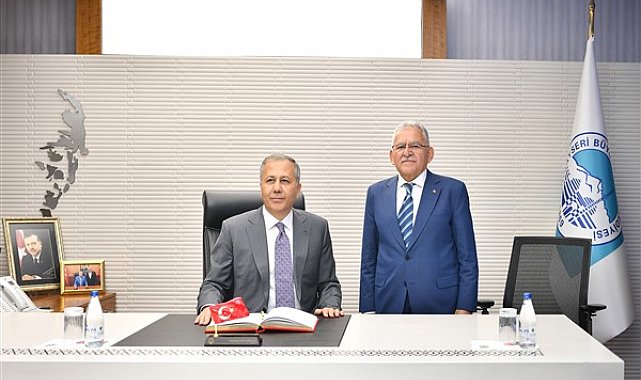Bakan Yerlikaya, Başkan Büyükkılıç’ı ziyaret etti