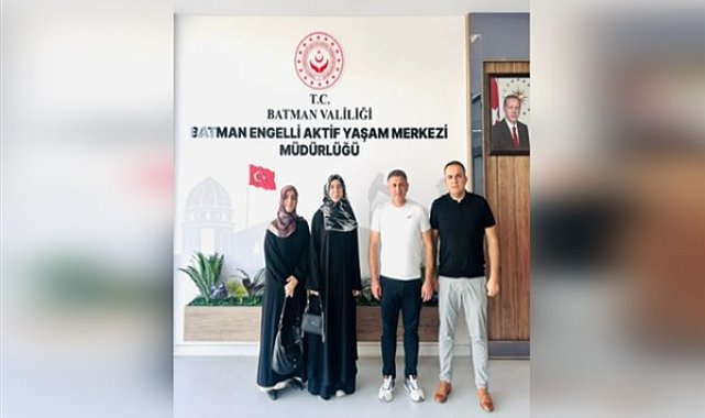 Batman İl Müftü Yardımcısı Özdemir’den engelli aktif yaşam merkezi ziyareti