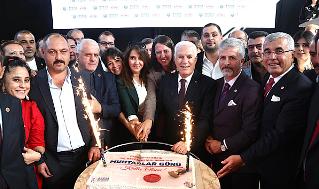 Bozbey'den Muhtarlar Günü’nde Bursa’da kutlama buluşması