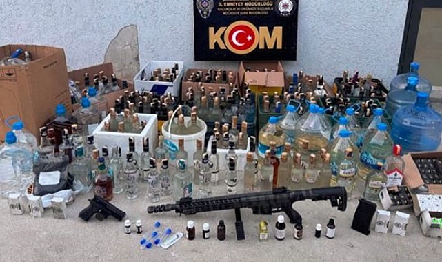 Çanakkale’de kaçak alkol operasyonu