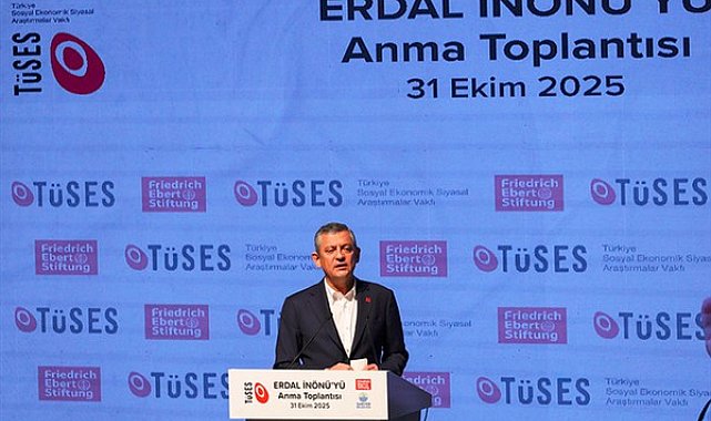 CHP Genel Başkanı Özel, TÜSES Erdal İnönü’yü Anma Toplantısına katıldı