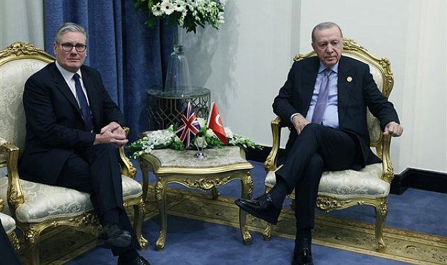Cumhurbaşkanı Erdoğan, Birleşik Krallık Başbakanı Starmer ile görüştü