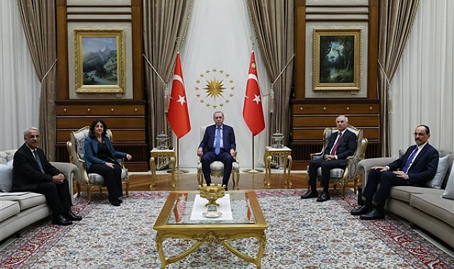 Cumhurbaşkanı Erdoğan, DEM Parti heyeti ile görüştü