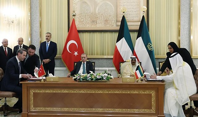 Cumhurbaşkanı Erdoğan, Kuveyt Emiri El Sabah ile görüştü