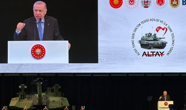 Erdoğan: Altay ile tank teknolojisinde yeni bir dönemin kapılarını ardına kadar açtık