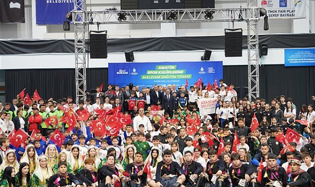 İBB’den amatör spor kulüplerine 100 milyon liralık malzeme desteği