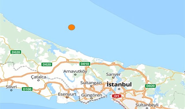 İstanbul'da hissedilen bir deprem meydana geldi