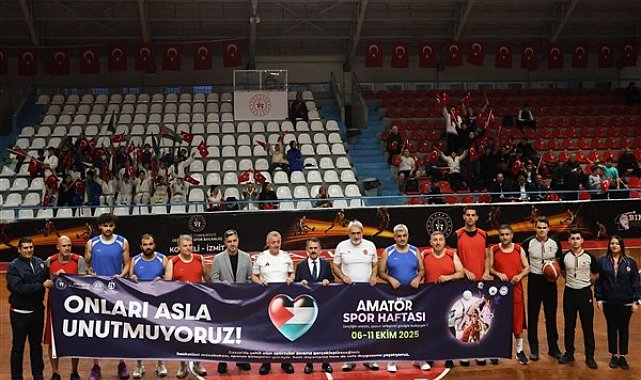 Kocaeli'nden Gazze’de şehit olan sporcular anısına basketbol müsabakası