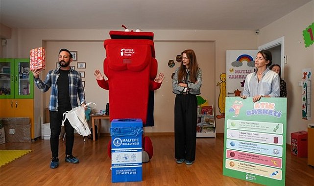 Kreşli çocuklara çevre bilincini artırmak için eğitim verildi