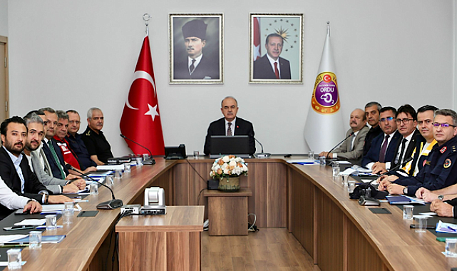 Ordu’da İl Afet Müdahale Planı masabaşı tatbikatı yapıldı