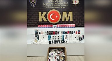 Ordu'da kaçakçılık operasyonu