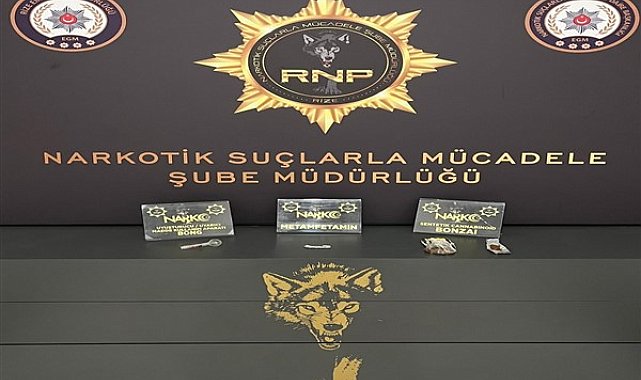 Rize’de uyuşturucu operasyonu