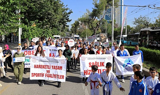 Şanlıurfa'da Dünya Yürüyüş Günü etkinliği