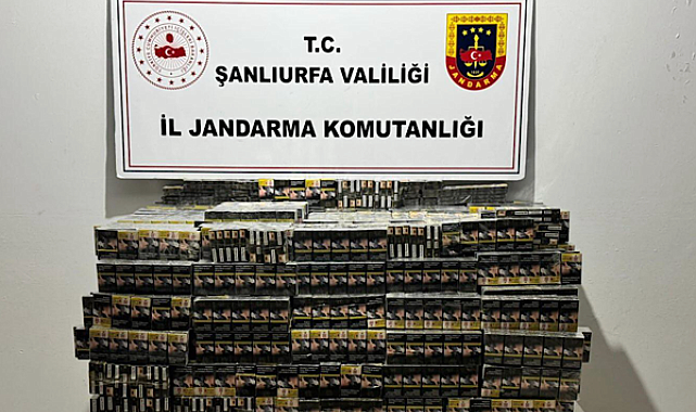 Şanlıurfa’da kaçak tütün operasyonu