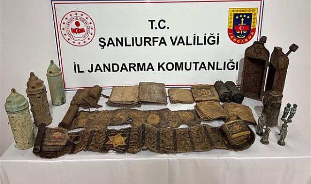Şanlıurfa'da tarihi eser kaçakçılığı