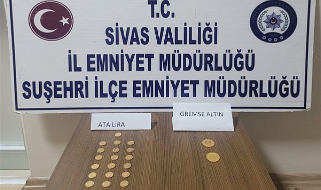 Sivas'ta sahte altın operasyonu