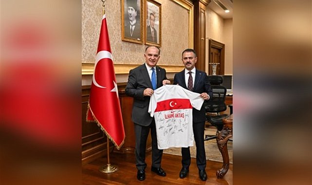 TFF Protokol Direktörü Mustafa Baltacı’dan, Vali Aktaş'a ziyaret