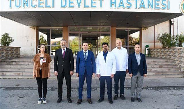 Tunceli Valisi Aygöl, Tunceli Devlet Hastanesi’ni ziyaret etti
