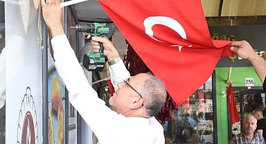 Uzun Çarşı’da Cumhuriyet Bayramı hazırlığı