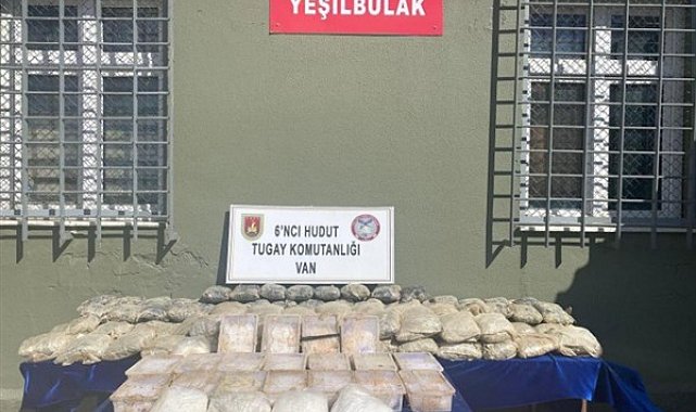 Van hudut hattında 91 kilo 558 gram uyuşturucu madde ele geçirildi