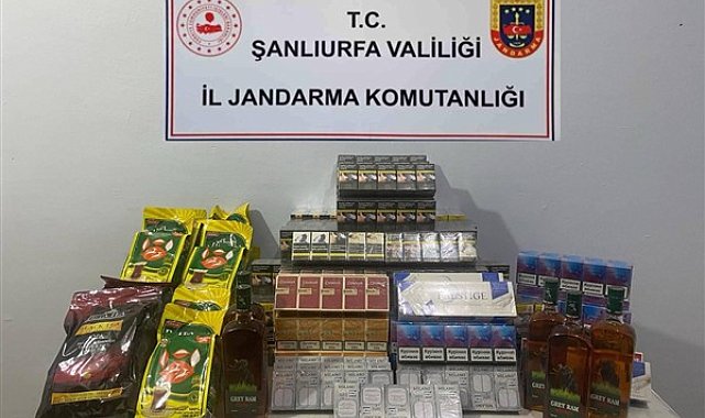 Viranşehir’de kaçak tütün ve alkol operasyonu