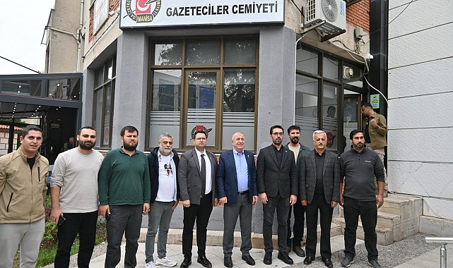 Zafer Partisi heyeti Manisa Gazeteciler Cemiyetini ziyaret etti