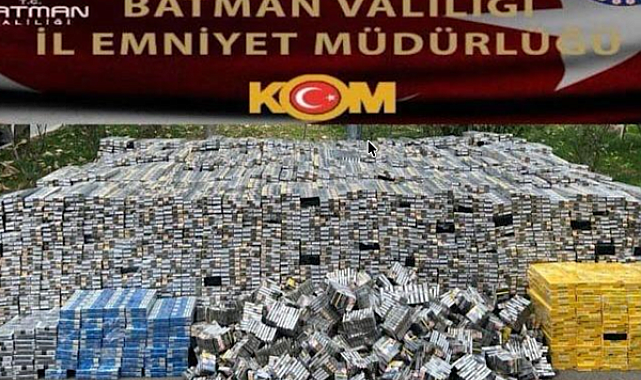 Batman’da kaçak sigara operasyonu