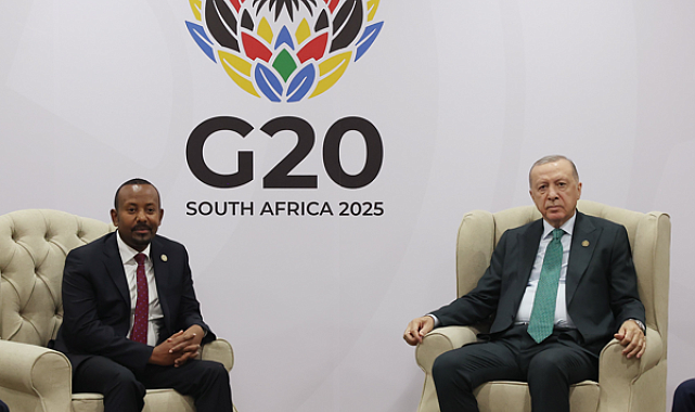 Cumhurbaşkanı Erdoğan, Etiyopya Başbakanı Ali ile görüştü