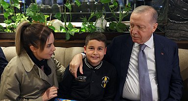 Cumhurbaşkanı Erdoğan, vatandaşlarla sohbet etti