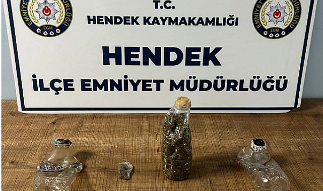Hendek’te uyuşturucu operasyonu
