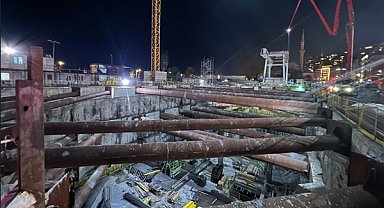Kabataş Metro İstasyonu inşaatında çökme: 5 işçi yaralandı