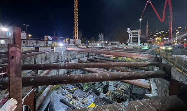 Kabataş Metro İstasyonu inşaatında çökme: 5 işçi yaralandı