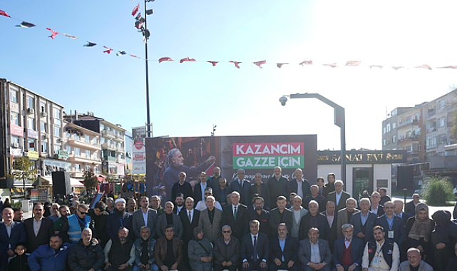 “Kazancım Gazze İçin” kampanyası Ümraniye’de tanıtıldı