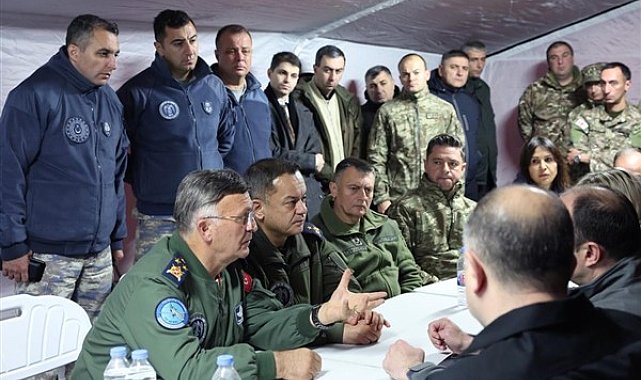 MSB: Kaza kırım ve arama kurtarma ekibimiz, olay yerinde çalışmalarına devam ediyor
