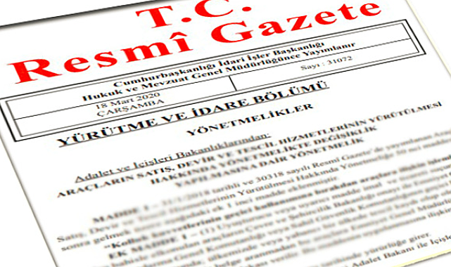 Resmi Gazete başlıkları