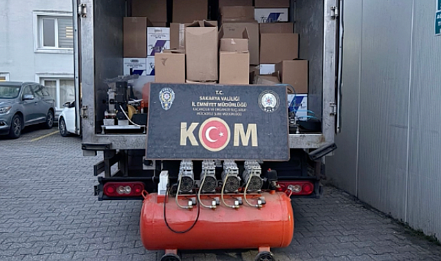 Sakarya’da kaçak tütün ve alkollü içki operasyonu