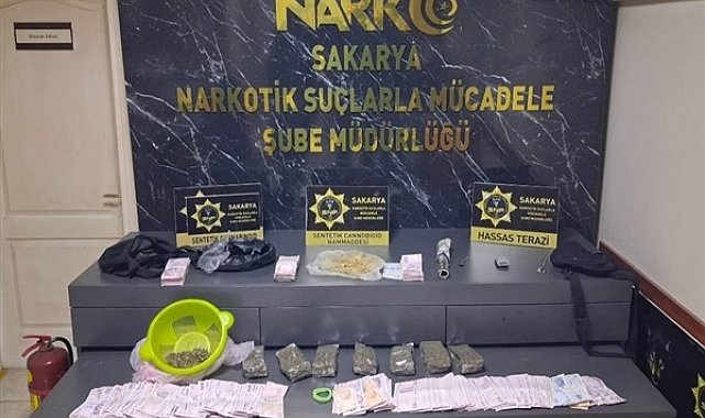 Sakarya’da uyuşturucu operasyonu