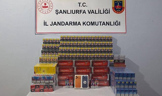 Şanlıurfa’da tütün ve alkol kaçakçılığı operasyonu