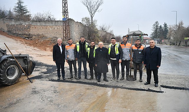 Başkan Büyükkılıç Talas’ta altyapı ve üstyapı çalışmalarını inceledi
