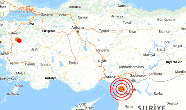Hatay’da deprem