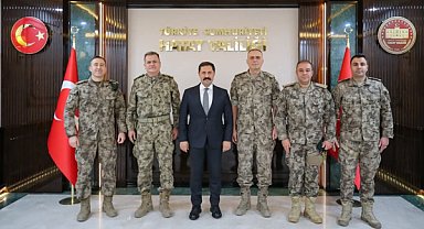Hatay Valisi Masatlı, Özel Harekat Daire Başkanı Hayal’i ağırladı