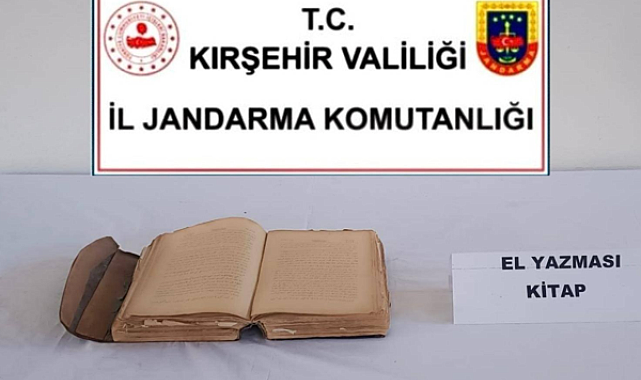 Kırşehir’de Osmanlı dönemine ait tarihi eser ele geçirildi