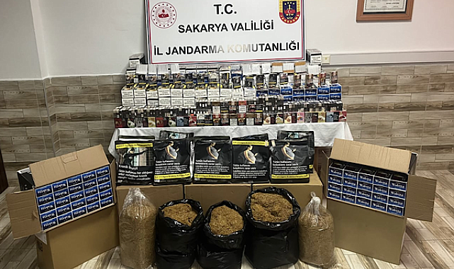 Sakarya’da kaçak tütün operasyonu