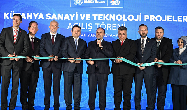 Bakan Kacır, Kütahya’da sanayi ve teknoloji projelerinin açılışını yaptı