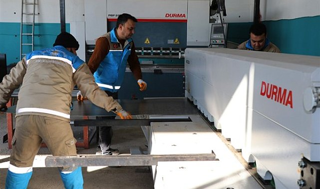 Haliliye Belediyesi Kendi Çöp Konteynerini Üretmeye Başladı